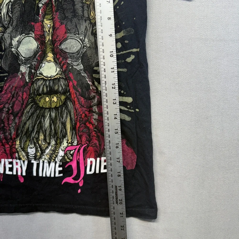 Every Time I Die Band Shirt Kids XS Black Cotton Metalcore Rock Graphic Tee